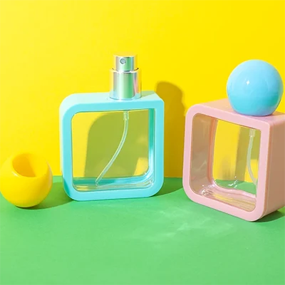 Frasco cuadrado de 40 ml con tapón esférico