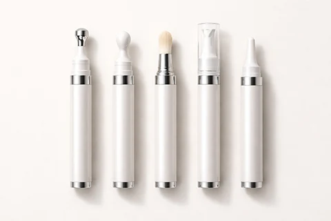 Aplicadores para envases de contorno de ojos