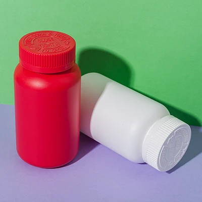 Bote de HDPE de 250 ml para vitaminas, SKU UKH010
