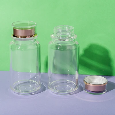 Bote transparente de PS de 120 ml para comprimidos, SKU UKH064