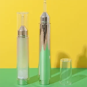 Botella airless AS+PP con punta de precisión, 10/15 ml