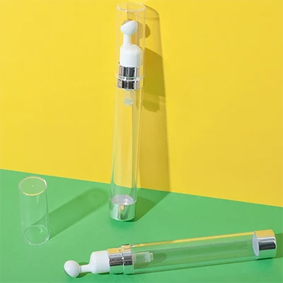Botella PETG con punta metálica fría, 15 ml