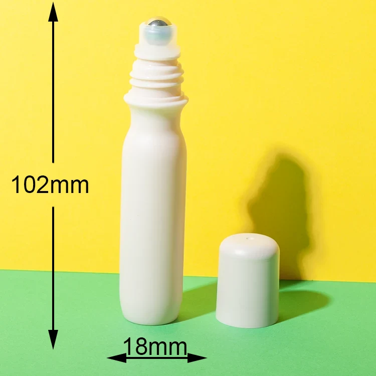 Botella roll-on de PP de 20 ml con bola metálica – vista 2