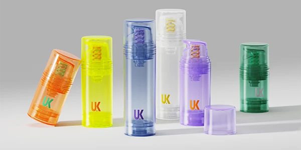Botellas airless de PP monomaterial