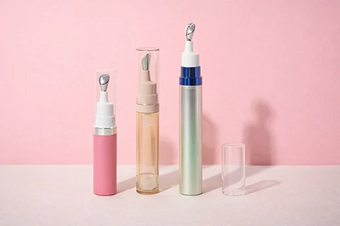 Capacidades y formas de envases para contorno de ojos