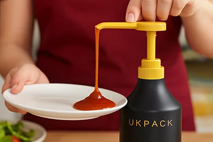 Cierres y acabados de cuello para bombas de salsas Cierres y acabados de cuello para bombas de salsas