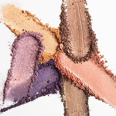 Pigmentos de maquillaje en varios tonos