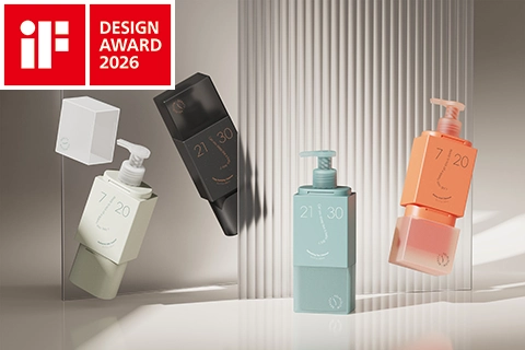 Conjunto limpiador Pelalglow 24H premiado con iF Design 2026 Conjunto limpiador Pelalglow 24H premiado con iF Design 2026