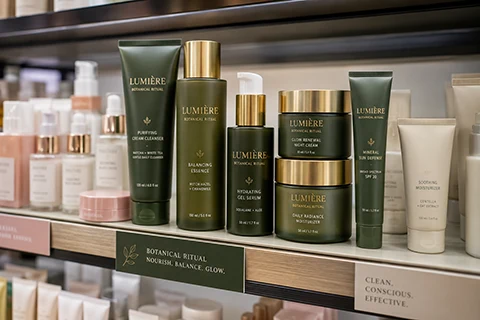 Diseño de envase cosmético preparado para el lineal Diseño de envase cosmético preparado para el lineal