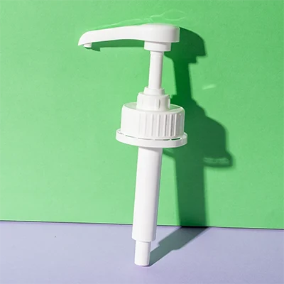 Bomba dosificadora estriada de 5 ml para sirope, rosca 43/410