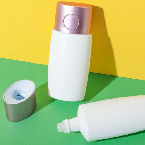Envase tottle de HDPE de 50 ml con tapa a presión – vista 1