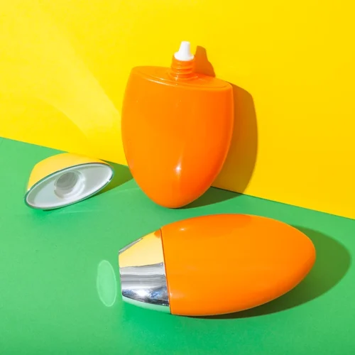 Envase tottle ovalado de HDPE de 50 ml – vista 1