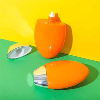 envase tottle ovalado de HDPE de 50 ml