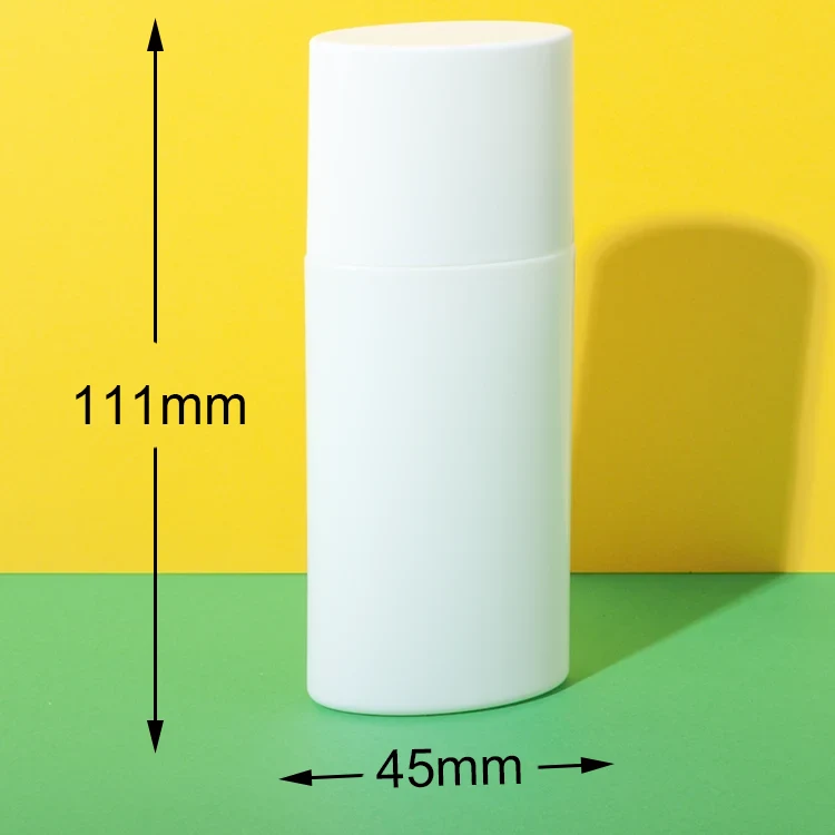 Envase tottle ovalado de viaje de HDPE de 30 y 50 ml con tapa de PP – vista 5
