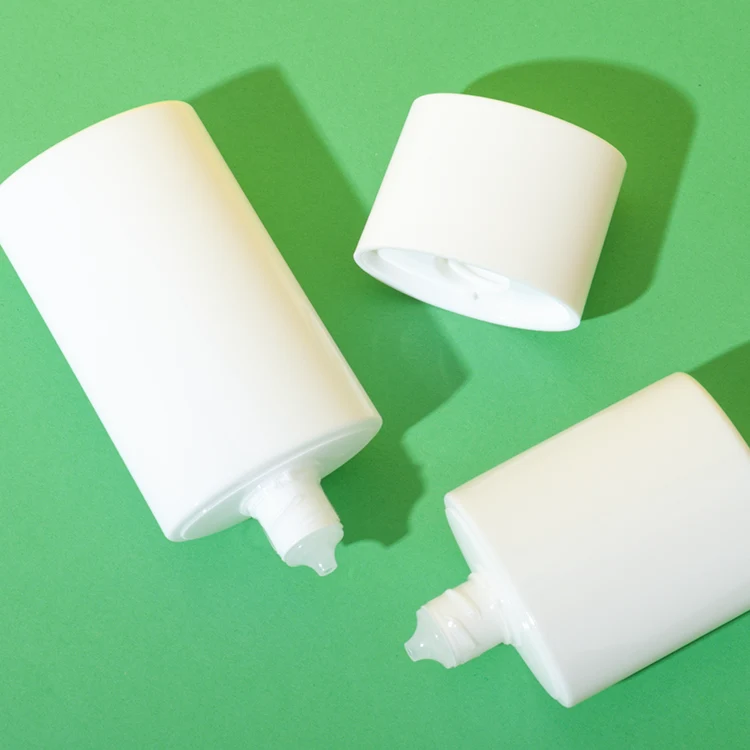 Envase tottle ovalado de viaje de HDPE de 30 y 50 ml con tapa de PP – vista 6