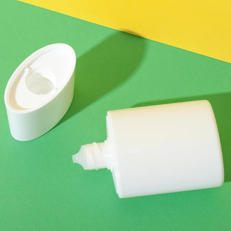 Envase tottle ovalado de viaje de HDPE de 30 y 50 ml con tapa de PP – vista 7
