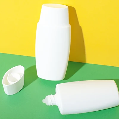 envase tottle ovalado flexible de HDPE