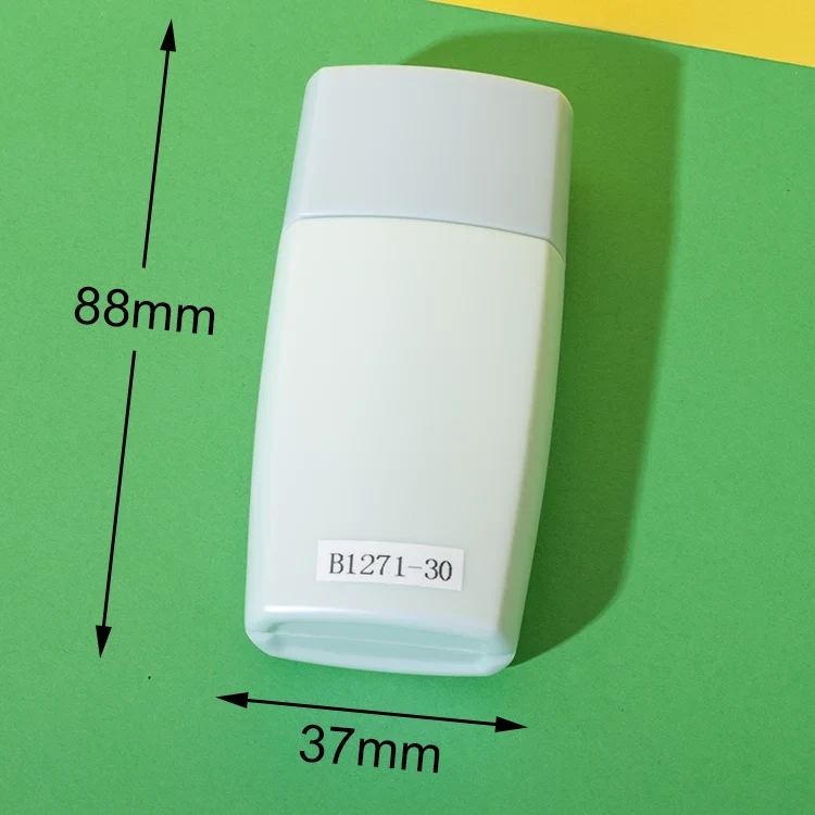 Envase tottle plano y estrecho de HDPE de 30 ml – vista 3