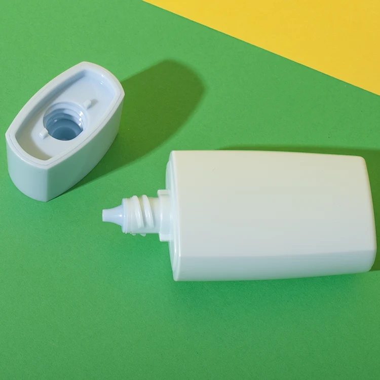 Envase tottle plano y estrecho de HDPE de 30 ml – vista 5