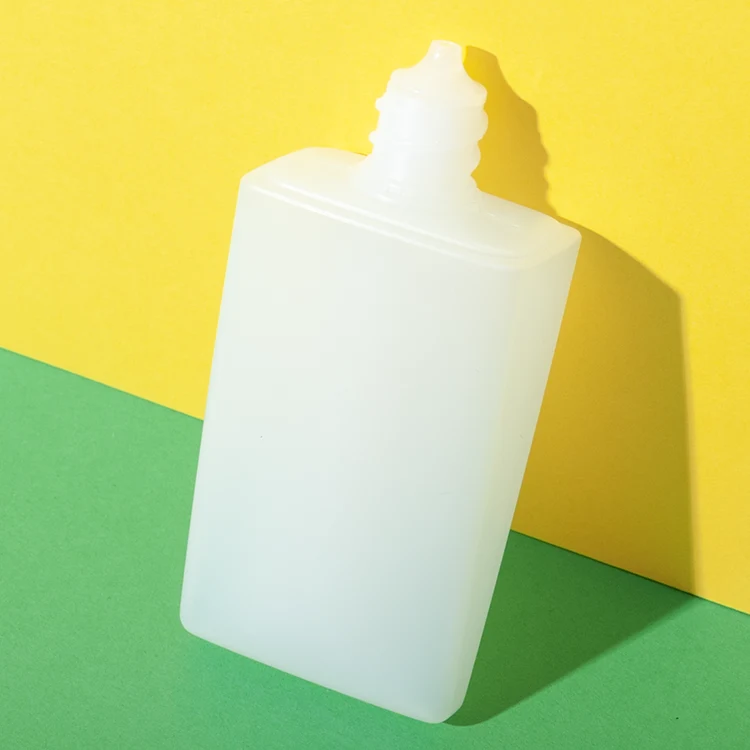 Envase tottle rectangular cónico de HDPE de 30 ml – vista 5