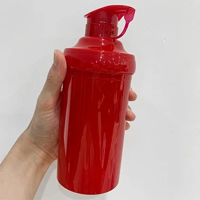 Botella airless con bomba para champú de PP, 400 ml