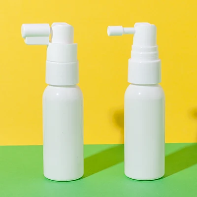 Botella de viaje con pulverizador para productos capilares de PET, 30 ml