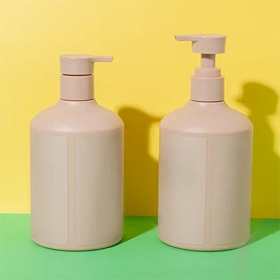 Botella para champú con opción reciclada de PET, 420 ml