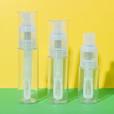 Botella pulverizadora de polvo fino de PET, 35 ml, 50 ml, 60 ml