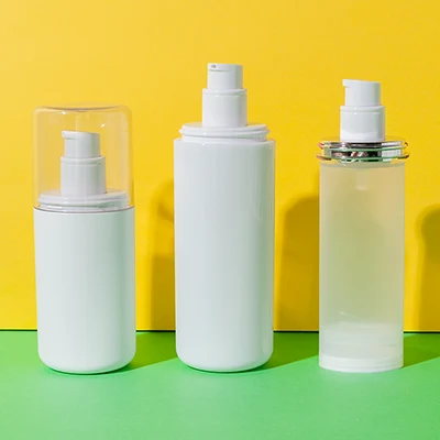 botella airless ovalada reutilizable de PP