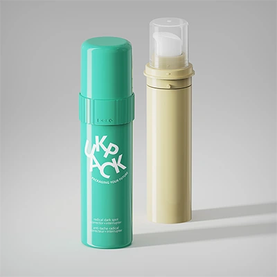 botella cosmética airless reutilizable de PP