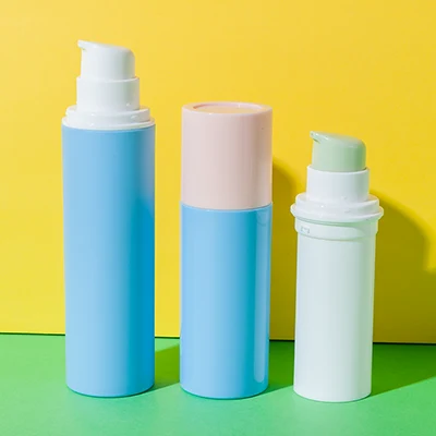 botella airless recargable con bomba de PP