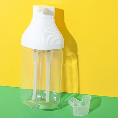 Botella de doble cámara para acondicionador, 175 ml + 175 ml