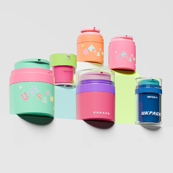 Fabricante de tarros airless personalizados UKPACK Tarros airless personalizados para cosmética fabricados por UKPACK