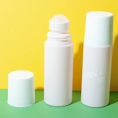 envases roll-on de plástico HDPE de 3 oz con tapones - 6