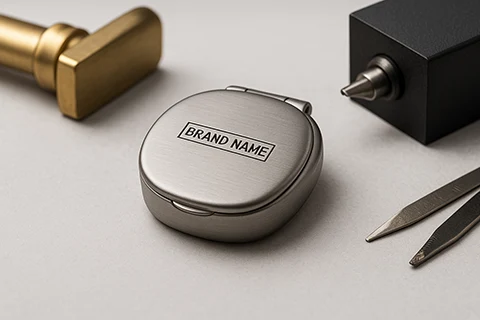 logotipo personalizado en un estuche para perfume sólido logotipo personalizado en un estuche para perfume sólido