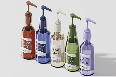 syrup pumps for coffee and drinks 1 Dosificadores de sirope para café y bebidas