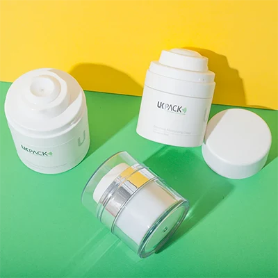 Tarro airless de acrílico en 15 ml, 30 ml y 50 ml
