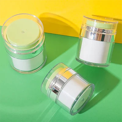 Tarro airless de acrílico para packaging de belleza