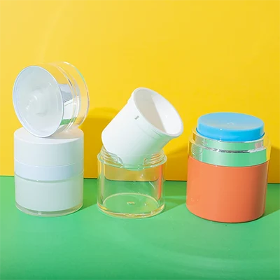 Tarro airless de acrílico con vaso interior reemplazable
