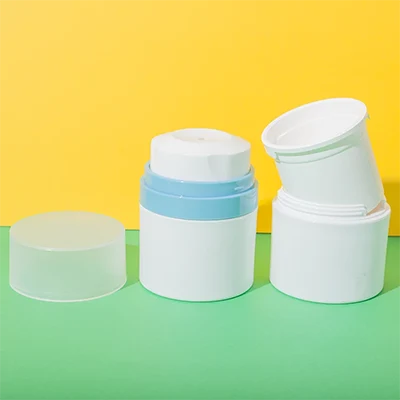 Tarro airless giratorio y recargable de PP de 50 ml