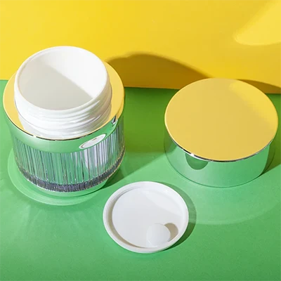 tarro de Acrílico Metalizado para Cremas 15 g 30 g 50 g
