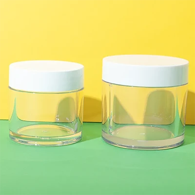tarro Redondo Transparente de PETG para Cremas 75 g 100 g