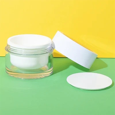 tarro Redondo Transparente de PS para Cremas 50 g