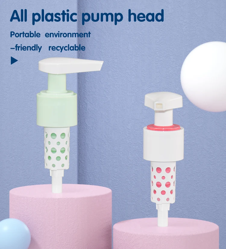 Mono-material Plastic 28 410 Lotion Pump for Shampoo, Hand Sanitizer, etc - vista 1