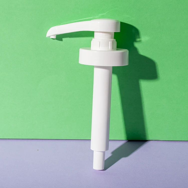 Bomba dosificadora de 10 ml para sirope rosca 43/400 — detalle del cuello