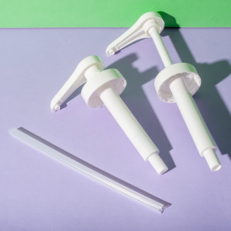 Bomba dosificadora de 10 ml para sirope rosca 43/400 — detalle de la bomba