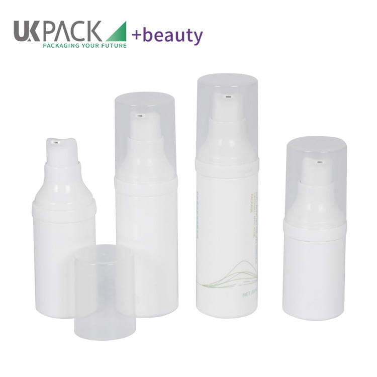 Botella airless blanca con bomba de 15 ml, 20 ml, 25 ml y 30 ml - imagen 1