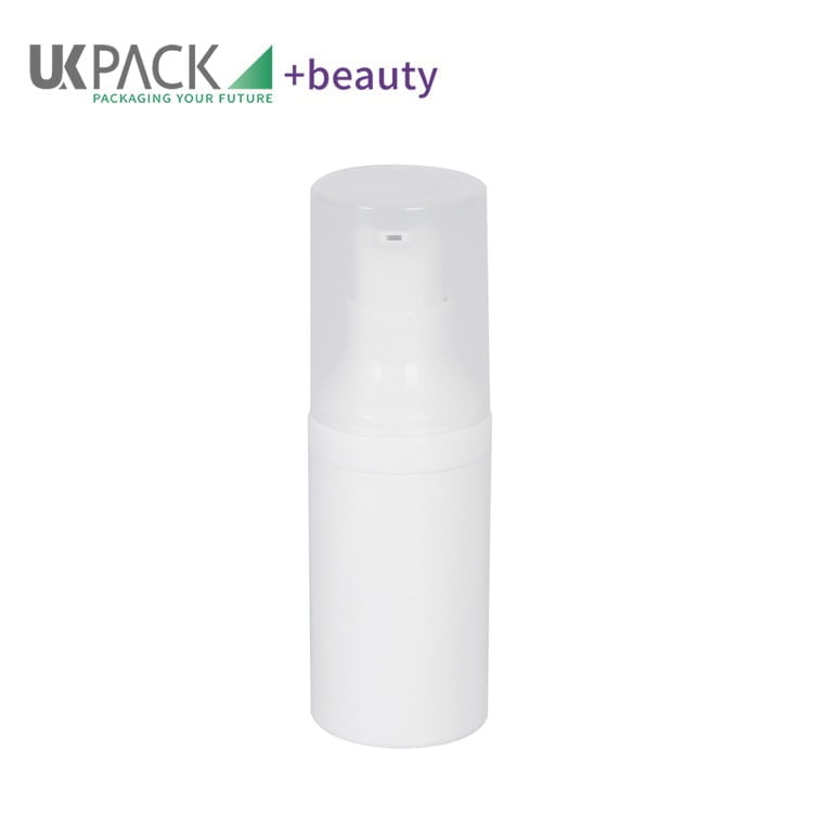 Botella airless blanca con bomba de 15 ml, 20 ml, 25 ml y 30 ml - imagen 4