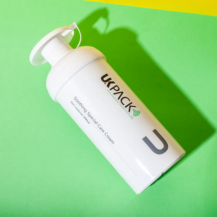Botella airless con bomba de 500 ml — detalle de componentes — imagen 3