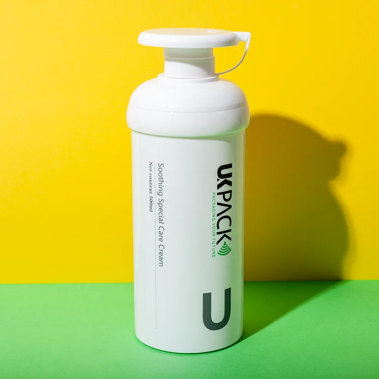 Botella airless con bomba de 500 ml — detalle de componentes — imagen 6
